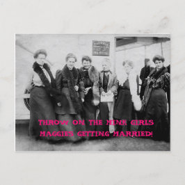 Vintage Reisen Einladungspostkarte