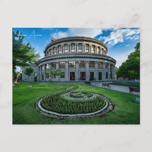 Vintage Reisen Eriwan Armenia Ararat Stadt Postkarte (Vorderseite)