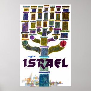 Vintage Reisen nach Israel Poster