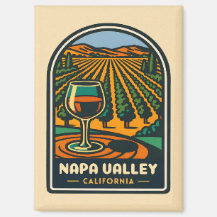 Vintage Reisen Napa Tal Weinroute Mendrisiotto Magnet