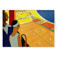 Vintage Reisen, Tennis, Sport, Monte Carlo Monaco