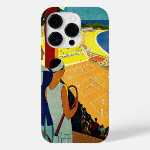 Vintage Reisen, Tennis, Sport, Monte Carlo Monaco Case-Mate iPhone Hülle