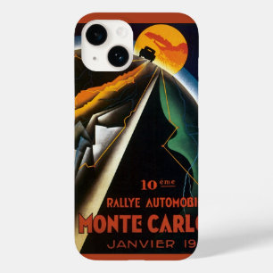 Vintage-Reiseplakat für die Monte Carlo Auto Rally Case-Mate iPhone 14 Hülle