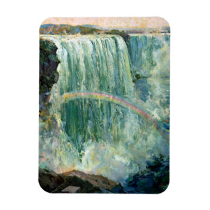 Vintage-Reiseplakat für die Niagarafälle Magnet