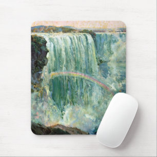 Vintage-Reiseplakat für die Niagarafälle Mousepad
