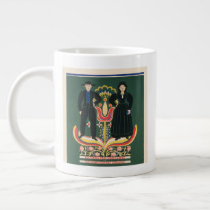 Vintage-Reiseplakat für Lancaster County, Pa Jumbo-Tasse