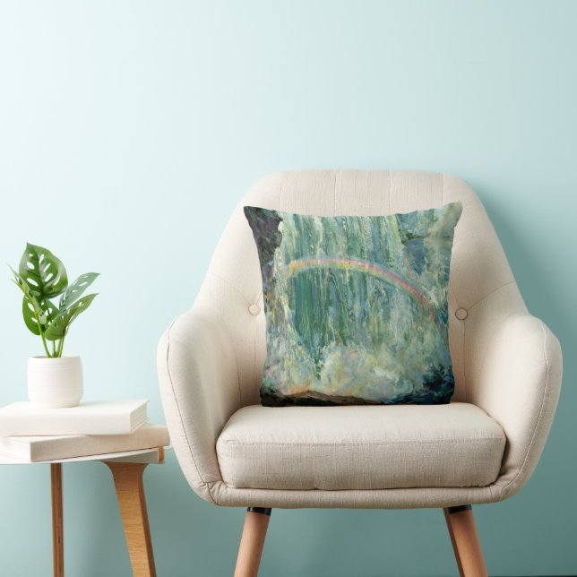 Vintage Reiseplakat für Niagarafälle Kissen (Stuhl )