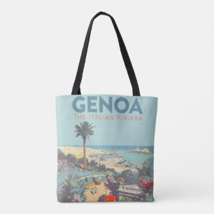 Vintage-Reiseplakat Genua Italienische Riviera 193