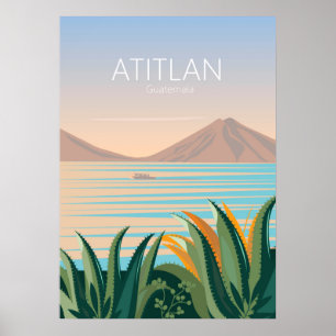 Vintage-Reiseplakat Guatemala Druck Poster