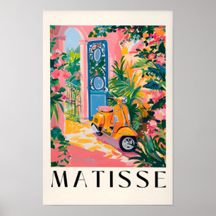 Vintage-Reiseplakat, Italienischer Roller-Druck, R Poster