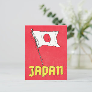Vintage-Reiseplakat Japan Postkarte