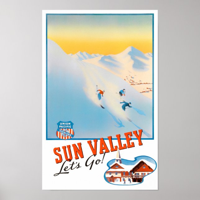 Vintage Reiseplakat Poster (Vorne)