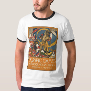 Vintage-Reiseplakat-Werbung Retro-Drucke T-Shirt