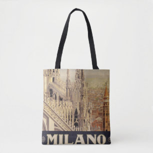 Vintage Reiseposter der Kathedrale in Mailand, Ita