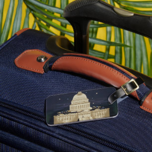 Vintage Reiseposter für American Airlines Gepäckanhänger
