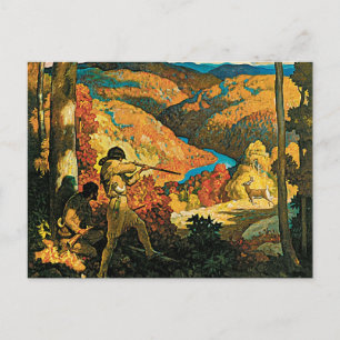 Vintage-Reiseposter, In Old Kentucky, NC Wyeth Postkarte