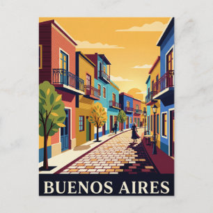 Vintage-Reisepostkarte BUENOS AIRES Postkarte