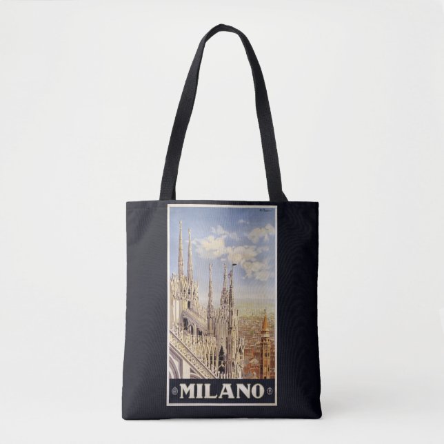Vintage Reisetaschen Mailands Mailand Italien (Vorderseite)