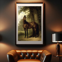 Vintage Reitpferde Kunst, Dichtung und Musik