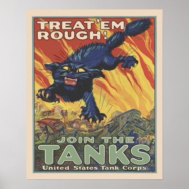 Vintage Rekrutierung von Militärpersonal des US-Ta Poster (Vorne)