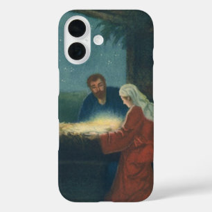 Vintage Religion, Bewunderung der Hirten iPhone 16 Hülle