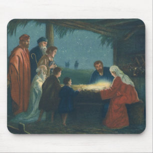 Vintage Religion, Bewunderung der Hirten Mousepad
