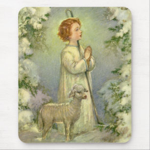 Vintage Religion, Christus der gute Hirte Mousepad