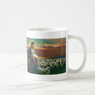 Vintage Religion, Christus guter Hirte mit Flock Kaffeetasse
