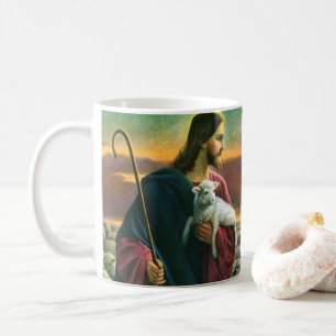 Vintage Religion, Christus guter Hirte mit Herde Kaffeetasse