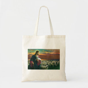 Vintage Religion, Christus guter Hirte mit Herde Tragetasche