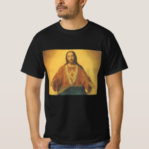 Vintage Religion, Heiligstes Herz Jesu Christi T-Shirt