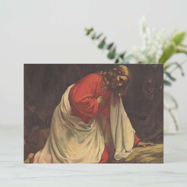 Vintage Religion Jesus Christlicher Garten von Get (Stehend Vorderseite)