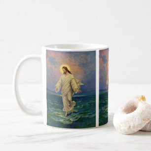 Vintage Religion, Jesus Christus geht auf dem Wass Tasse