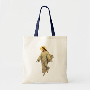 Vintage Religion, Jesus Christus geht auf dem Wass Tragetasche