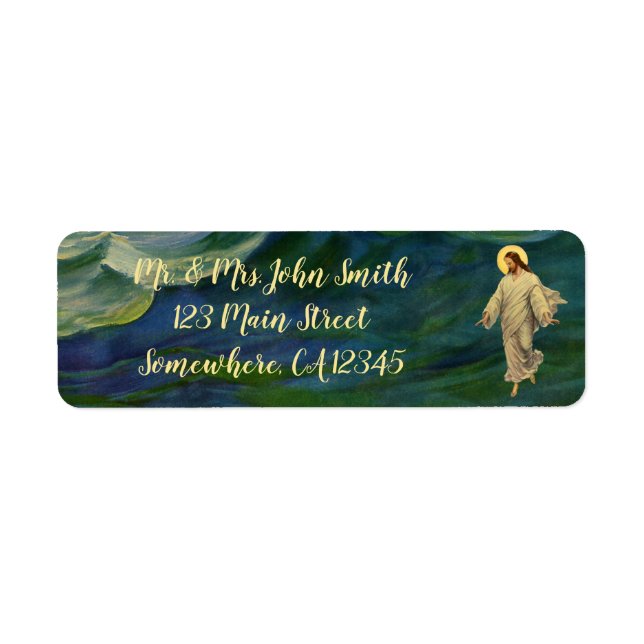 Vintage Religion, Jesus Christus läuft auf dem Was (Vorne)