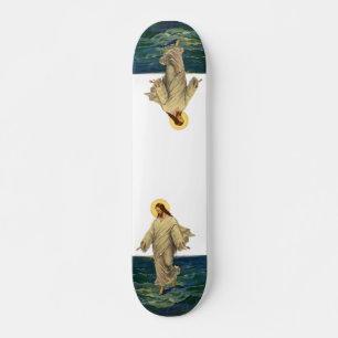 Vintage Religion, Jesus Christus läuft auf dem Was Skateboard