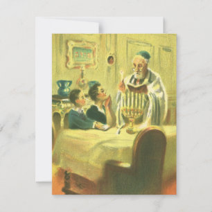 Vintage Religion, Judentum, Menora anzünden