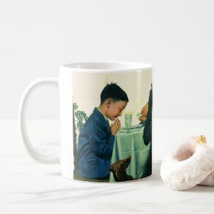 Vintage Religion, Junge Sprichwort Grace am Ernted Tasse