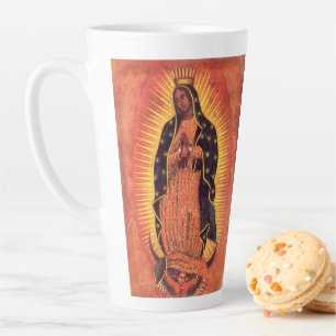 Vintage Religion Jungfrau Maria Unsere Liebe Frau  Milchtasse