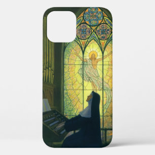 Vintage Religion, Nonne spielt Orgel in der Kirche Case-Mate iPhone Hülle