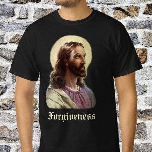 Vintage religiös, Jesus-Christus-Porträt mit Heili T-Shirt