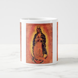 Vintage religiöse Jungfrau Mary Our Lady of Guadal Jumbo-Tasse