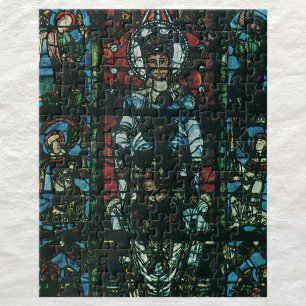 Vintage Religiöse Kirchenfenster aus festem Glas Puzzle