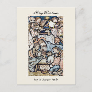 Vintage religiöse Weihnachten Krippe christliche F