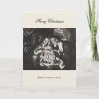 Vintage religiöse Weihnachtsgeburt Christi