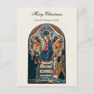 Vintage religiöse Weihnachtskrippe Christlich Feiertagspostkarte