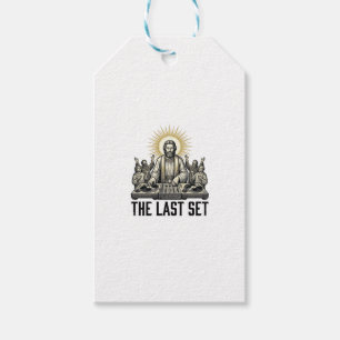 Vintage religiöser DJ The Last Set-Shirt-Design_1 Geschenkanhänger