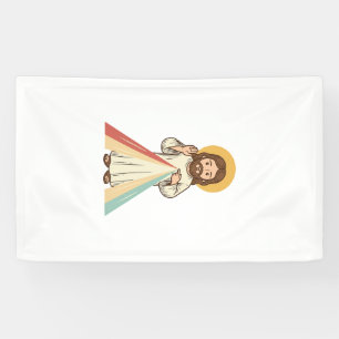 Vintage religiöser Segen Vektor-Shirt-Design_1 Banner