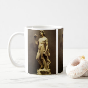 Vintage Renaissance-Statue Bacchus von Michelangel Tasse