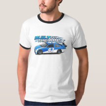 Vintage-Rennfahrer-Ringer-T-Shirt | Gebaut für den